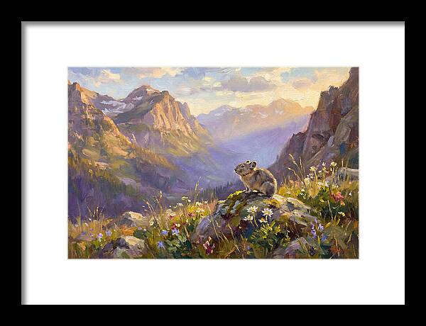 Pika In Mountain Meadow