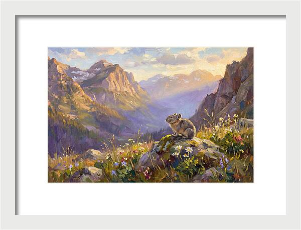 Pika In Mountain Meadow
