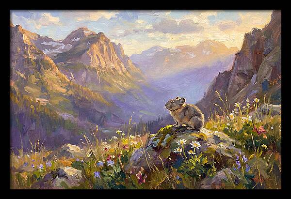 Pika In Mountain Meadow