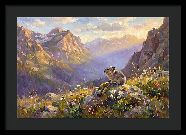 Pika In Mountain Meadow