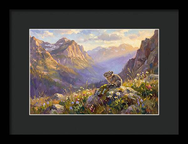 Pika In Mountain Meadow