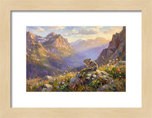 Pika In Mountain Meadow