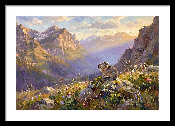 Pika In Mountain Meadow