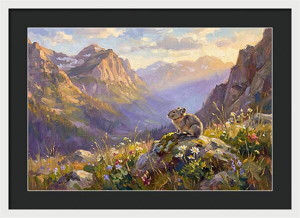Pika In Mountain Meadow