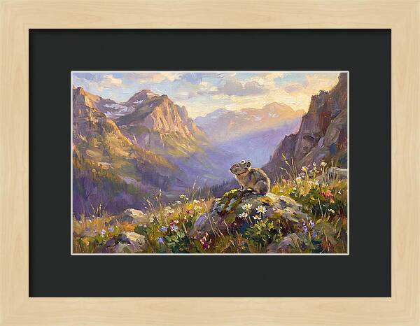 Pika In Mountain Meadow