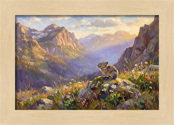 Pika In Mountain Meadow