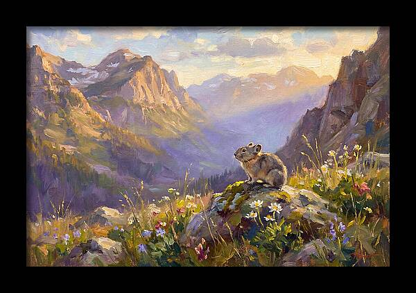 Pika In Mountain Meadow
