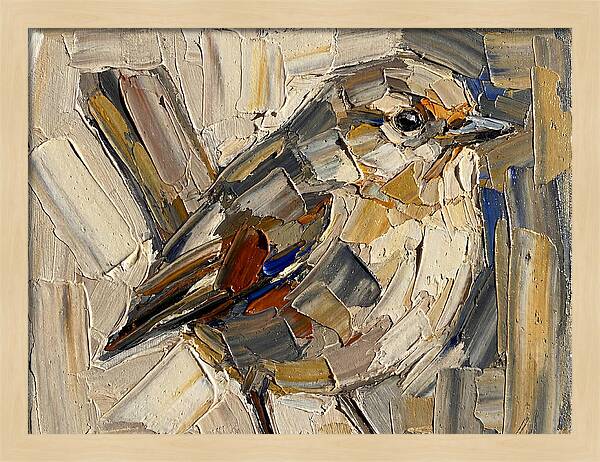 Pika In Palette Knife Style