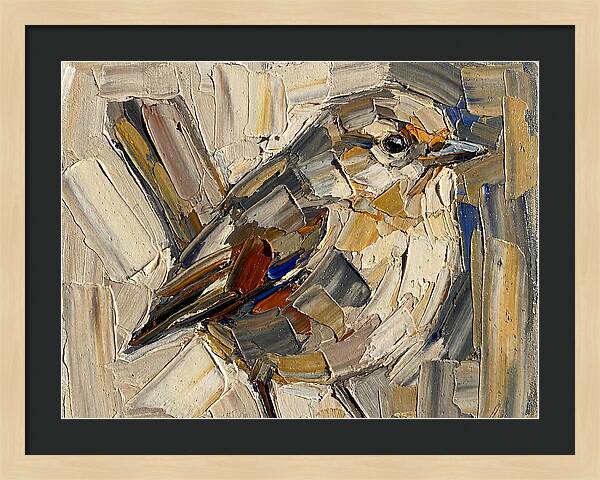 Pika In Palette Knife Style