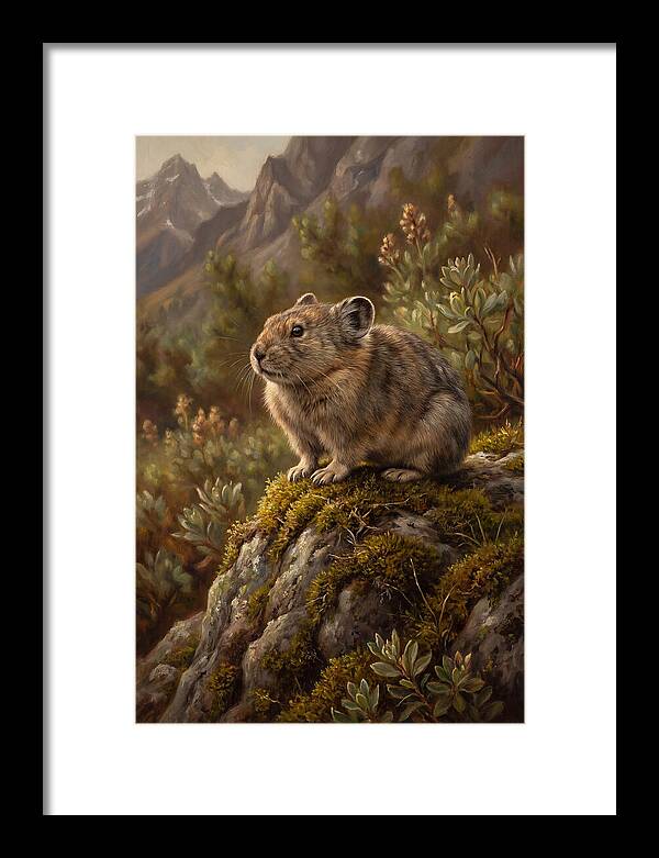 Pika On A Rocky Outcrop