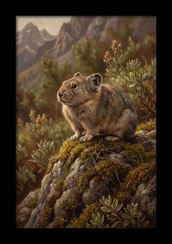 Pika On A Rocky Outcrop