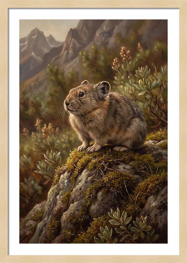 Pika On A Rocky Outcrop