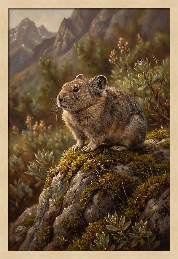 Pika On A Rocky Outcrop