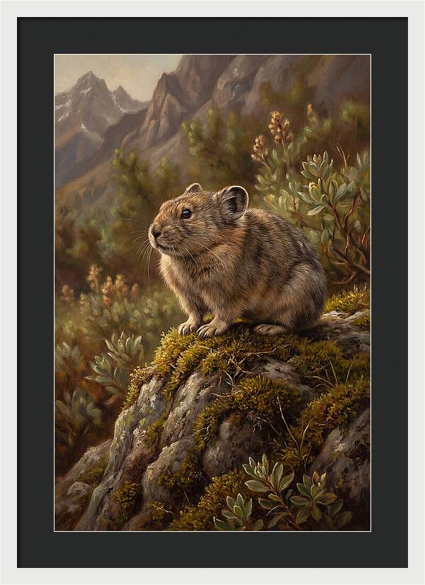 Pika On A Rocky Outcrop
