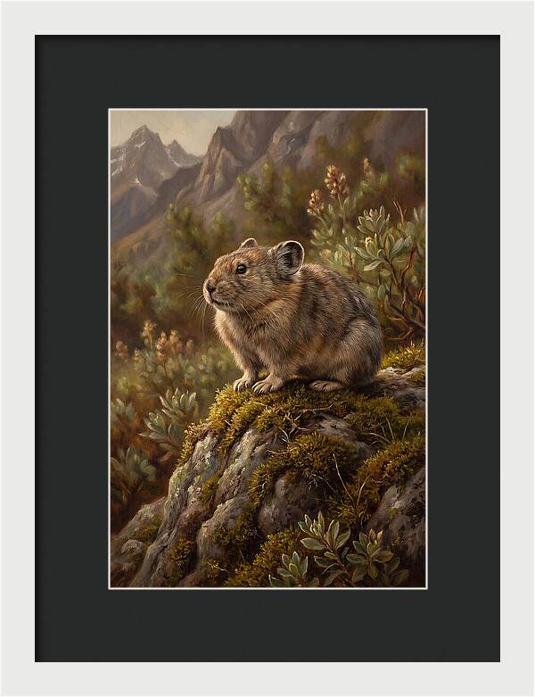 Pika On A Rocky Outcrop