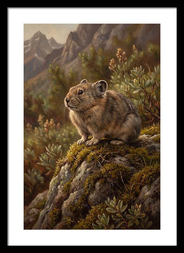 Pika On A Rocky Outcrop