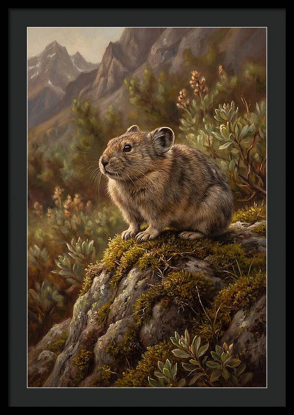 Pika On A Rocky Outcrop