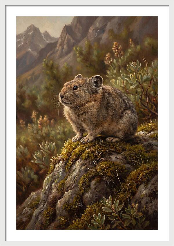 Pika On A Rocky Outcrop