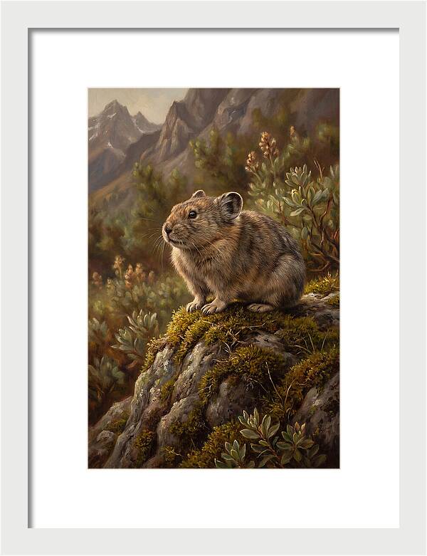Pika On A Rocky Outcrop