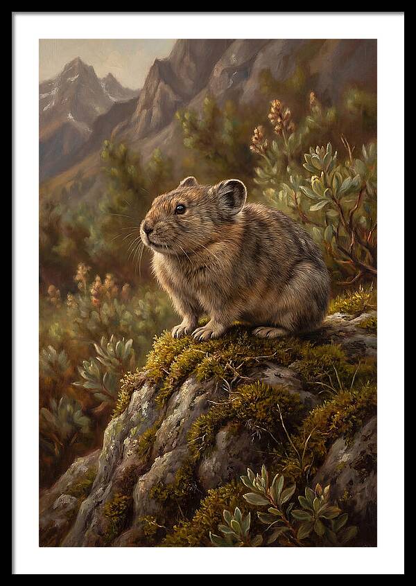 Pika On A Rocky Outcrop