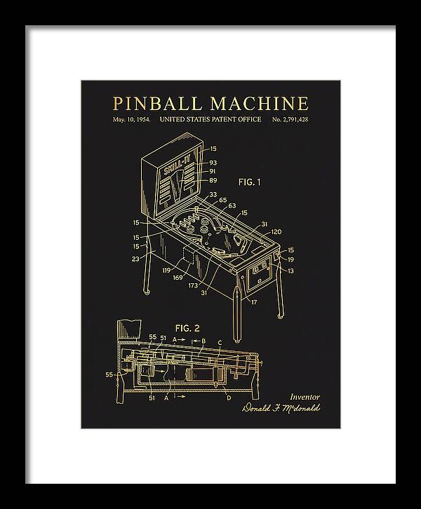 Pinball Machine Gold Patent Us2791428a