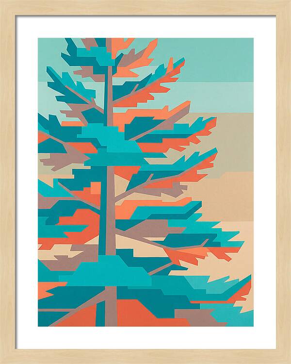 Pine Tree Pop Art