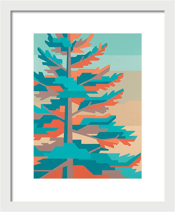 Pine Tree Pop Art