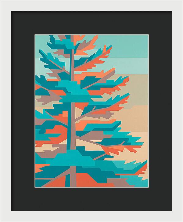 Pine Tree Pop Art