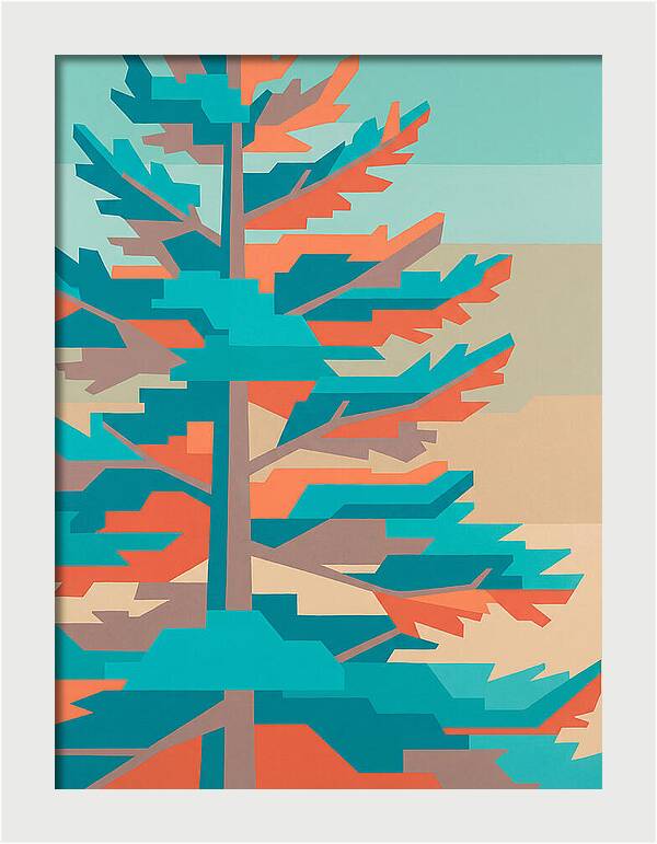 Pine Tree Pop Art