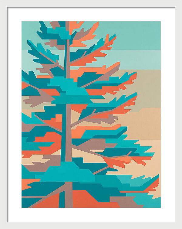 Pine Tree Pop Art