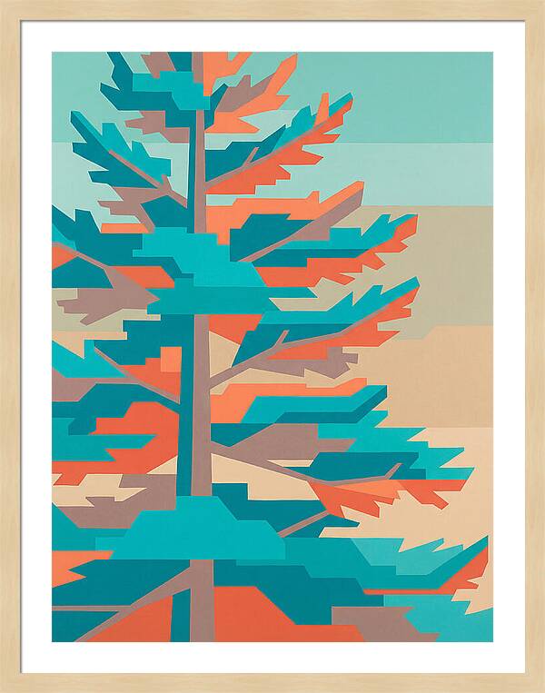 Pine Tree Pop Art