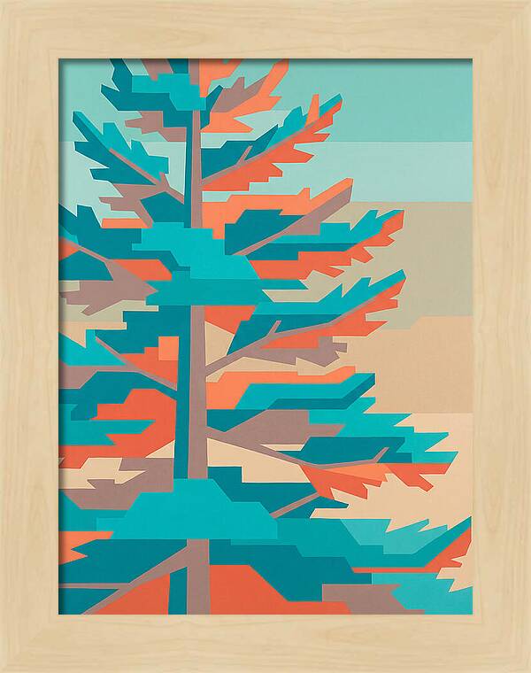 Pine Tree Pop Art