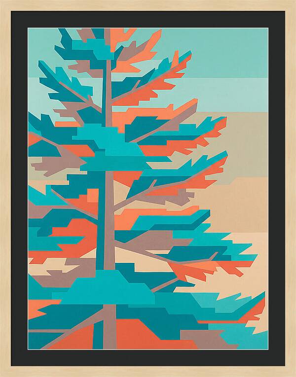 Pine Tree Pop Art