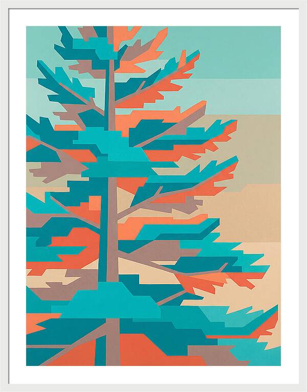 Pine Tree Pop Art