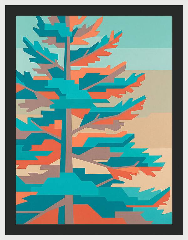 Pine Tree Pop Art