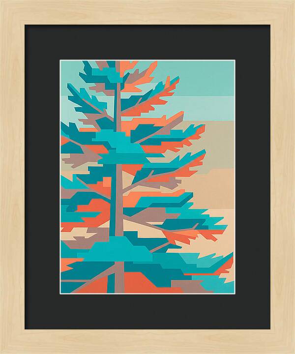 Pine Tree Pop Art