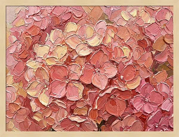 Pink Hydrangea Blossoms