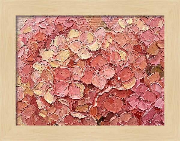 Pink Hydrangea Blossoms