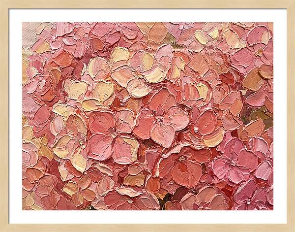 Pink Hydrangea Blossoms