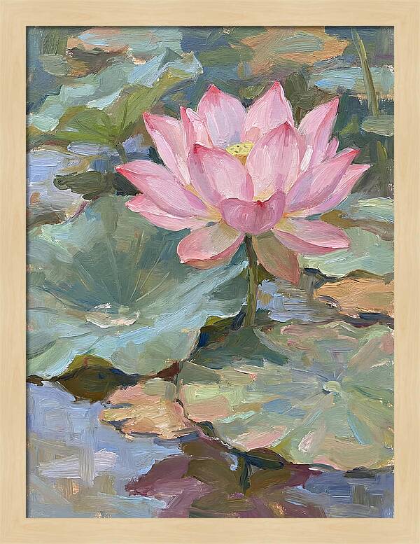 Pink Lotus Blossom Serenity