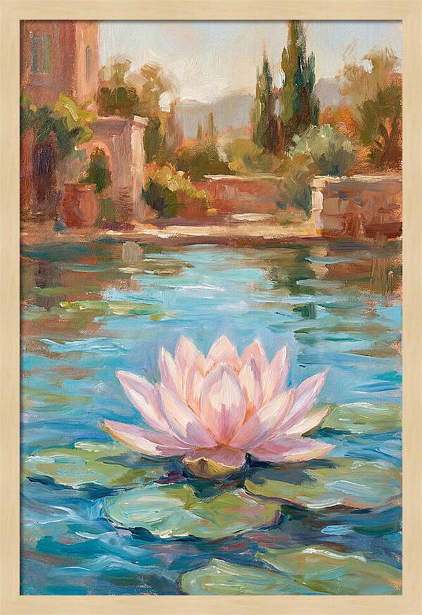 Pink Lotus In Tranquil Waters