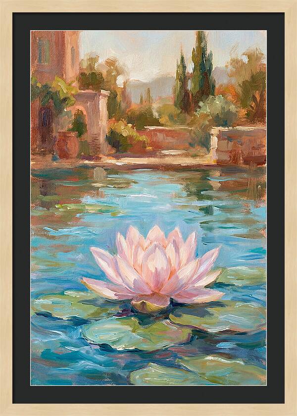 Pink Lotus In Tranquil Waters