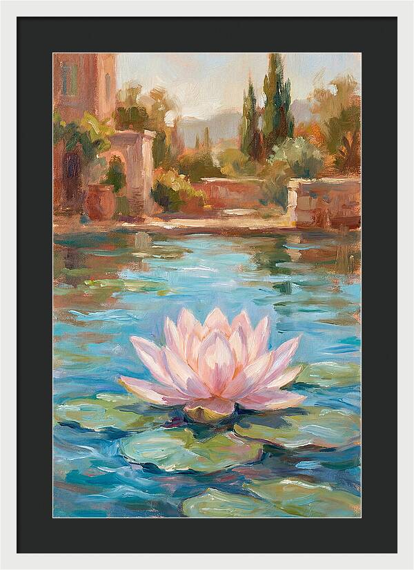 Pink Lotus In Tranquil Waters