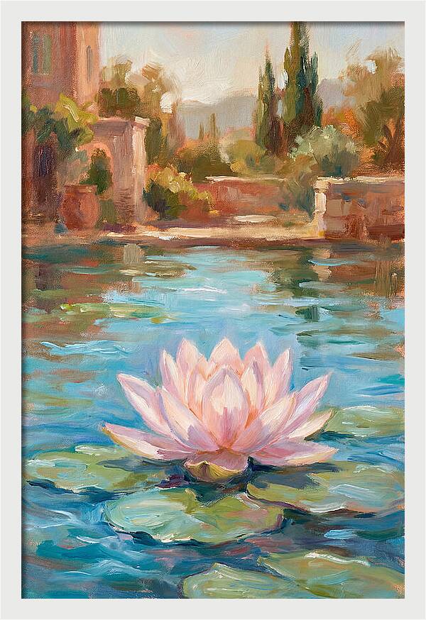 Pink Lotus In Tranquil Waters