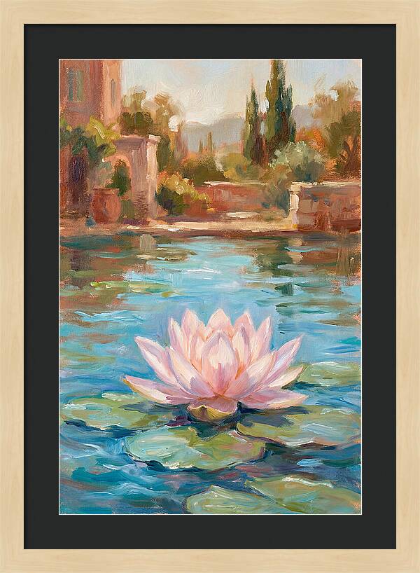 Pink Lotus In Tranquil Waters