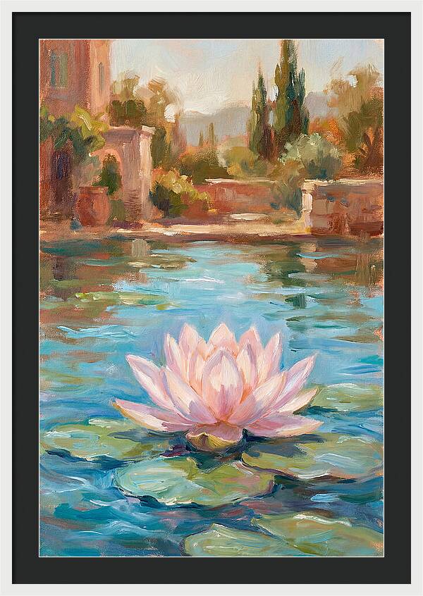 Pink Lotus In Tranquil Waters