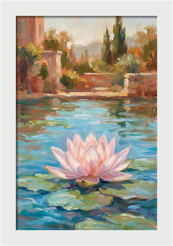 Pink Lotus In Tranquil Waters