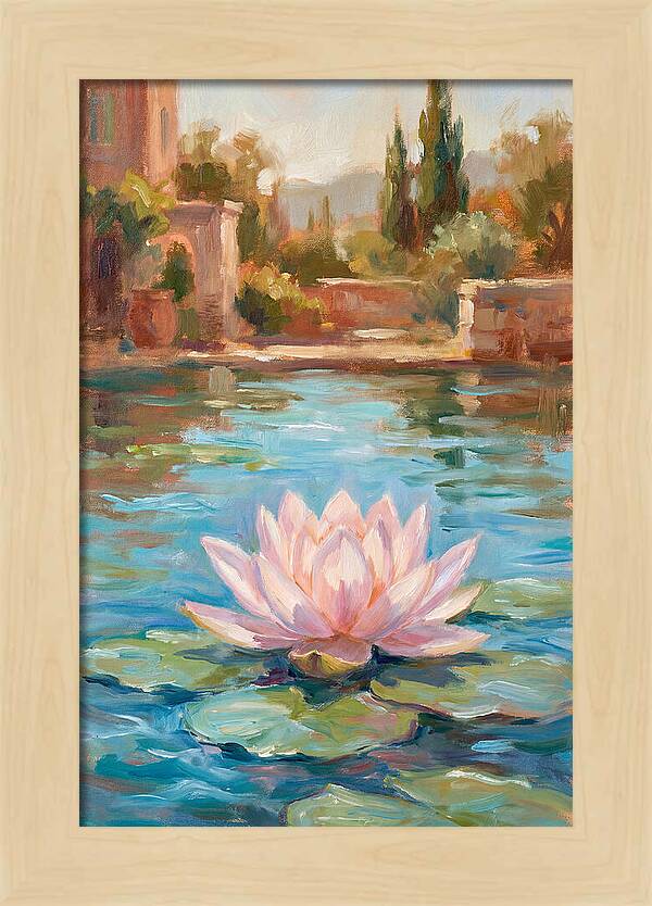 Pink Lotus In Tranquil Waters