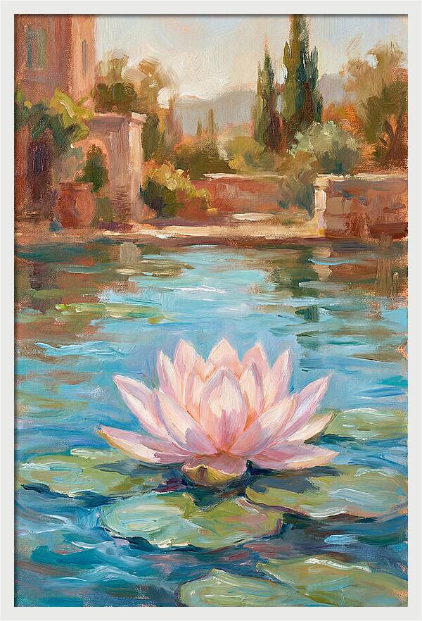 Pink Lotus In Tranquil Waters