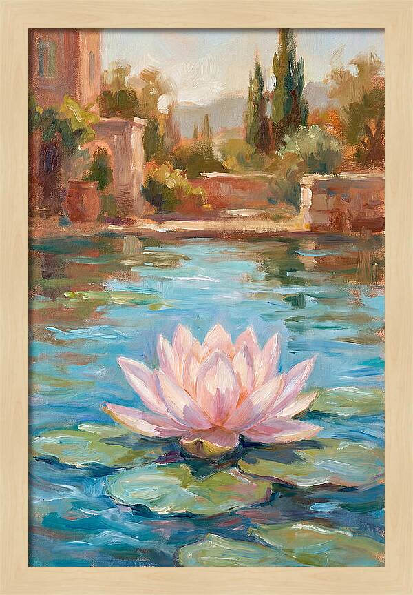 Pink Lotus In Tranquil Waters
